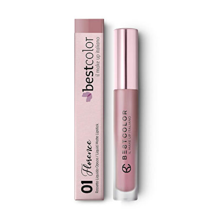 Best Color Invincible Matte Liquid 01 Firenze Likit Ruj 4ML