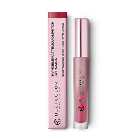 Best Color Invincible Matte Liquid 07 Havana Likit Ruj 4ML