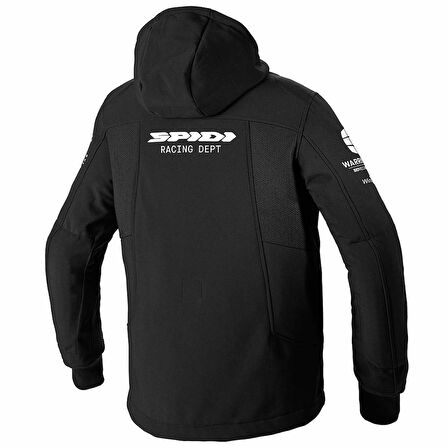 SPIDI HOODIE ARMOR EVO TEKSTİL CEKET SİYAH SARI