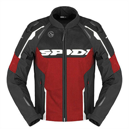 SPIDI RACE WARRIOR 2 NET YAZLIK CEKET SİYAH KIRMIZI