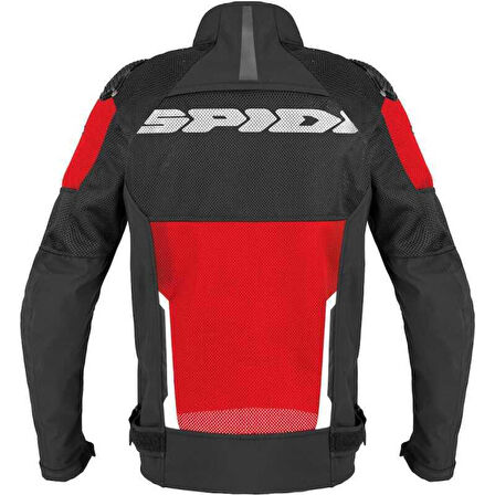 SPIDI RACE WARRIOR 2 NET YAZLIK CEKET SİYAH KIRMIZI