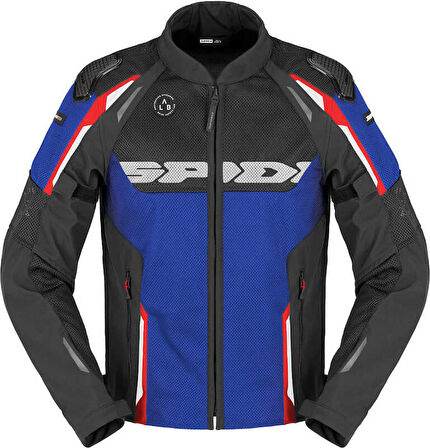 SPIDI RACE WARRIOR 2 NET YAZLIK CEKET SİYAH MAVİ