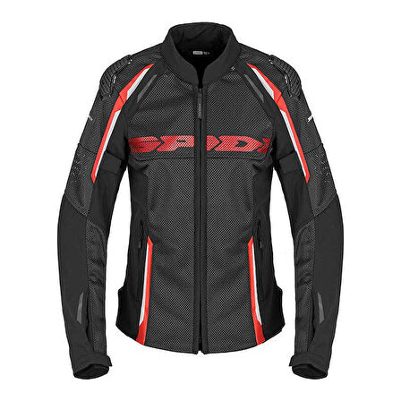 SPIDI RACE WARRIOR 2 NET LADY YAZLIK CEKET SİYAH KIRMIZI
