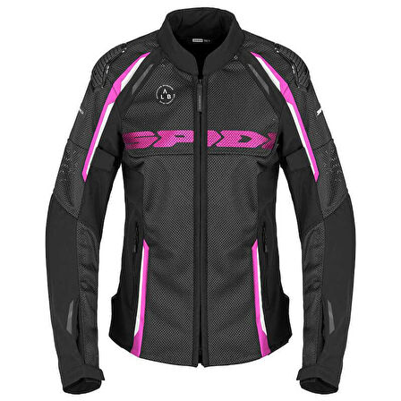 SPIDI RACE WARRIOR 2 NET LADY YAZLIK CEKET SİYAH FUŞYA
