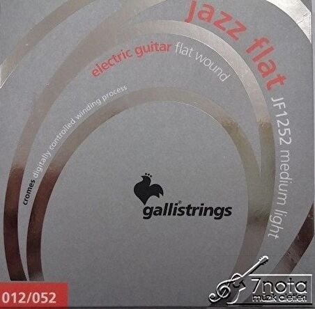 JF-1252 Elektro Gitar Teli Jazz Flat Medium Chrome Steel