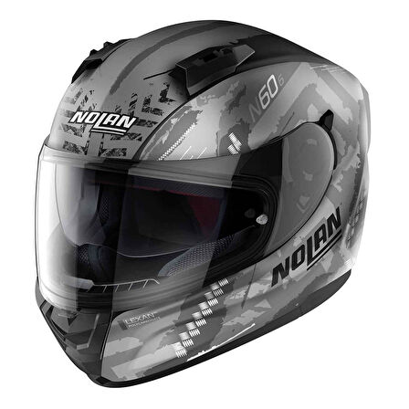 Nolan N60-6 Wheelspin 057 Kapalı Motosiklet Kaskı