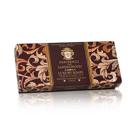 Saponificio Artigianale Fiorentino Sabun 3*125 Gr - Patchouli and Sandalwood