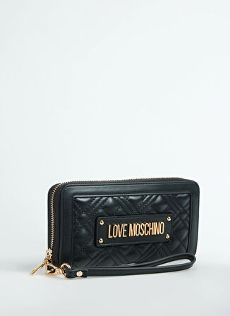 Love Moschino Siyah 20x11x3 cm Kadın Cüzdan JC5633PP1L