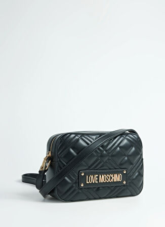 Love Moschino Siyah 20x14x7 cm Kadın Çapraz Çanta JC4150PP1L