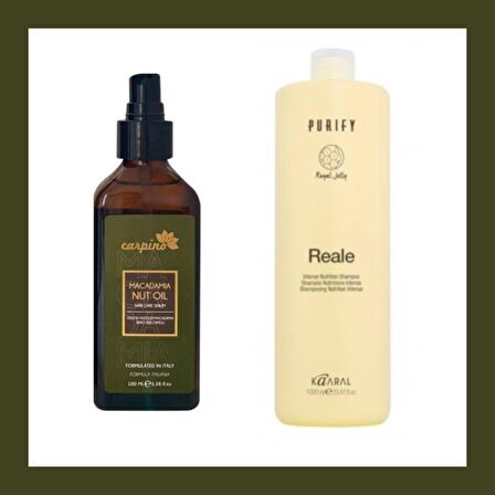 Kaaral Purify Reale Intense Shmp 1LT& Carpino Macadamia Nut 100ml