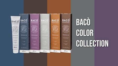 Baco Saç Boyası 4.85 Medium Brown Brunette  Mahogany Kalıcı Boya 100ml.