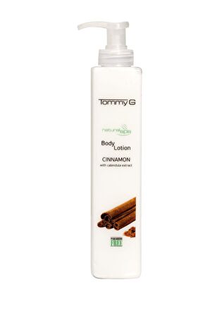 Tommy G Parabensiz Tüm Cilt Tipleri için Tarçın Kokulu Vücut Losyonu 300 ml 