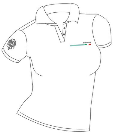 Bianchi Polo T-Shirt Donna Bianco Beyaz Kadın