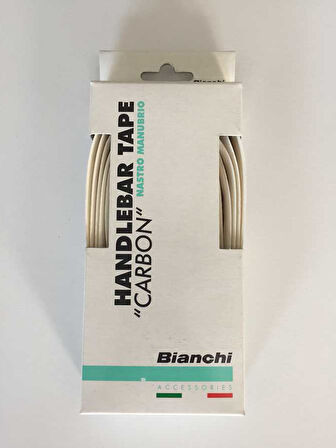 Bianchi Gidon Bandı Carbon Nastro Manibrio Beyaz