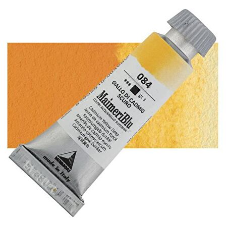 Maimeri Blu Tüp Sulu Boya 12 ml S3 No:084 Cadmium Yellow Deep