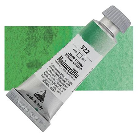 Maimeri Blu Tüp Sulu Boya 12 ml S1 No322 Copper Oxide Green Light