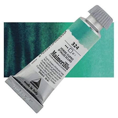 Maimeri Blu Tüp Sulu Boya 12 ml S1 No:324 Copper Oxide Green Deep