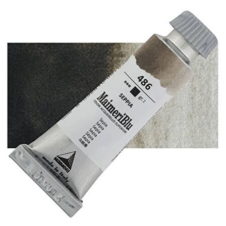 Maimeri Blu Tüp Sulu Boya 12 ml S2 No:486 Sepia