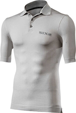 SIX2 POLO T-SHIRT GRİ