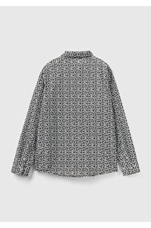 United Colors Of Benetton Kadın / Kız Beyaz Gömlek (Model Kodu: 124P5Oa95Q8U4 )