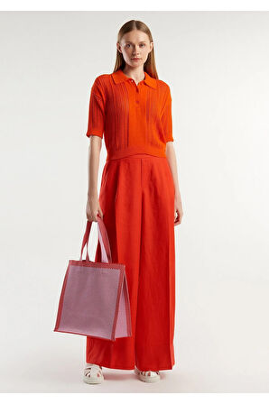 United Colors Of Benetton Kadın / Kız Pembe Pantolon (Model Kodu: 124P4Aghdf016 )