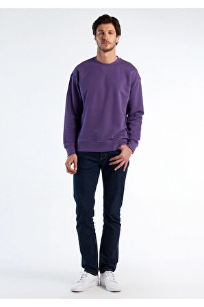 United Colors Of Benetton Erkek Mor Sweatshırt (Model Kodu: 124P3J68U1009 )