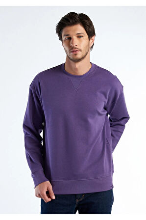 United Colors Of Benetton Erkek Mor Sweatshırt (Model Kodu: 124P3J68U1009 )