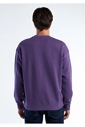 United Colors Of Benetton Erkek Mor Sweatshırt (Model Kodu: 124P3J68U1009 )