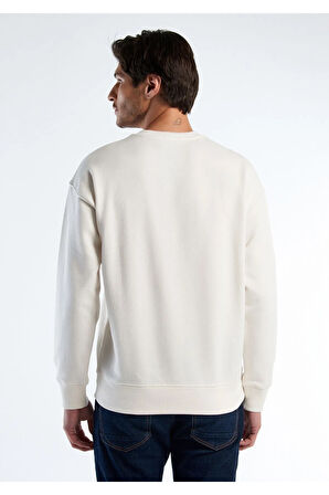 United Colors of Benetton Erkek Krem Sweatshırt Model Kodu: 124P3J68U1009