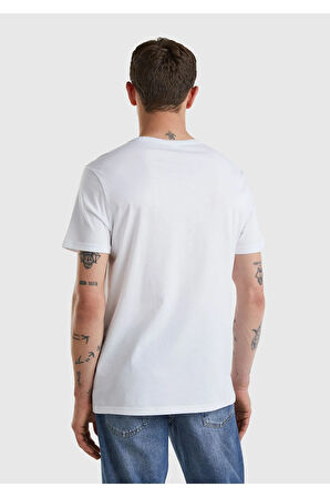 United Colors of Benetton Erkek Haki Tişört Model Kodu: 124P3I1XU100A