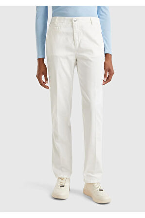 United Colors Of Benetton Kadın / Kız Beyaz Pantolon (Model Kodu: 124A4Gd7Df061 )