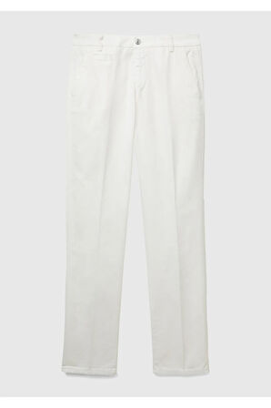 United Colors Of Benetton Kadın / Kız Beyaz Pantolon (Model Kodu: 124A4Gd7Df061 )