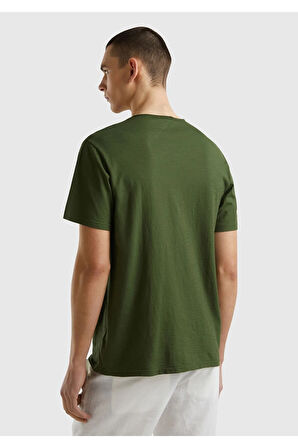 United Colors of Benetton Erkek Yeşil Tişört Model Kodu: 124P3JE1J4264