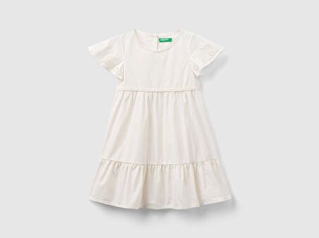 Benetton Kız Bebek Elbise 4AC7GV01K-24Y