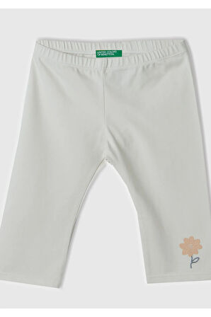 United Colors of Benetton Kız Çocuk Krem Tayt Model Kodu: 224P3P4ZGF03S