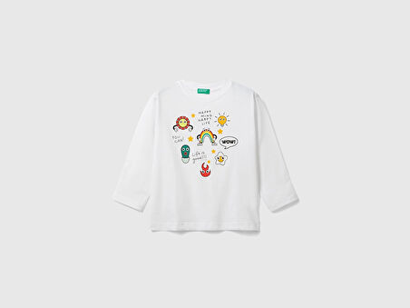 Unıted Colors Of Benetton Erkek Bebek Tshirt 3096G10DK