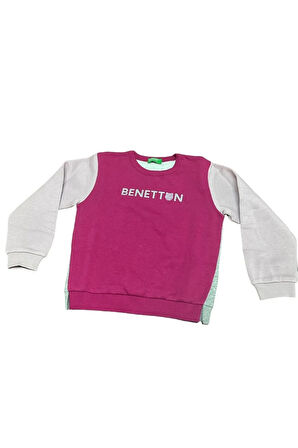 United Colors of Benetton Kız Çocuk Haki Sweatshırt Model Kodu: 223A39M2G10BB