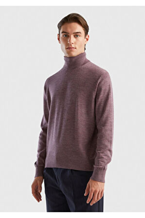 United Colors of Benetton Erkek Bordo Kazak Model Kodu: 123A11AHU2010
