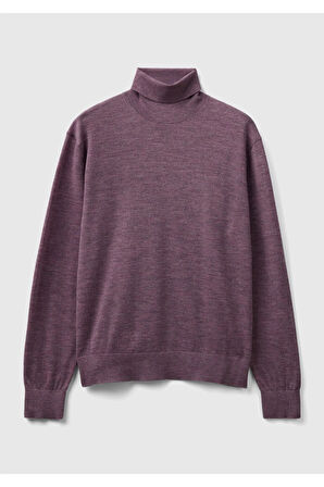 United Colors of Benetton Erkek Bordo Kazak Model Kodu: 123A11AHU2010