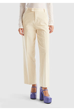United Colors Of Benetton Kadın / Kız Ekru Pantolon (Model Kodu: 123A4O1Hdf04O )