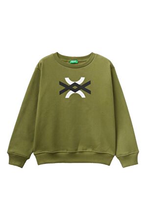 United Colors of Benetton Erkek Çocuk Sweatshirt 3EB5C10EJ