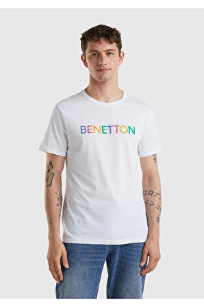 United Colors of Benetton Erkek Bej Tişört Model Kodu: 124P3I1XU100A
