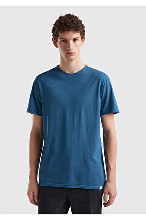 United Colors of Benetton Erkek Mavi Tişört Model Kodu: 123A3JE1J19A5