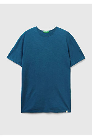 United Colors of Benetton Erkek Mavi Tişört Model Kodu: 123A3JE1J19A5