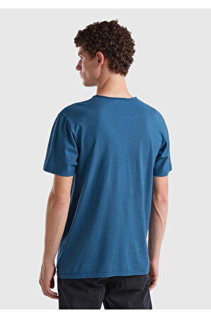 United Colors of Benetton Erkek Mavi Tişört Model Kodu: 123A3JE1J19A5
