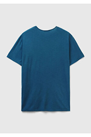 United Colors of Benetton Erkek Mavi Tişört Model Kodu: 123A3JE1J19A5