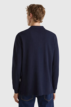 United Colors Of Benetton Erkek Lacivert Polo Yaka Tişört (Model Kodu: 124A3089J3204 )