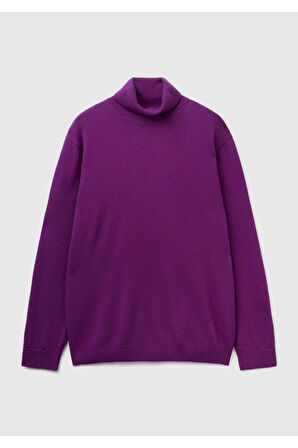 United Colors of Benetton Erkek Mor Kazak Model Kodu: 123A1002U2180