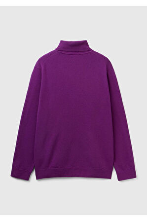 United Colors of Benetton Erkek Mor Kazak Model Kodu: 123A1002U2180