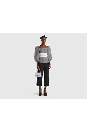 United Colors Of Benetton Kadın / Kız Siyah Pantolon (Model Kodu: 124P41Eadf03U )